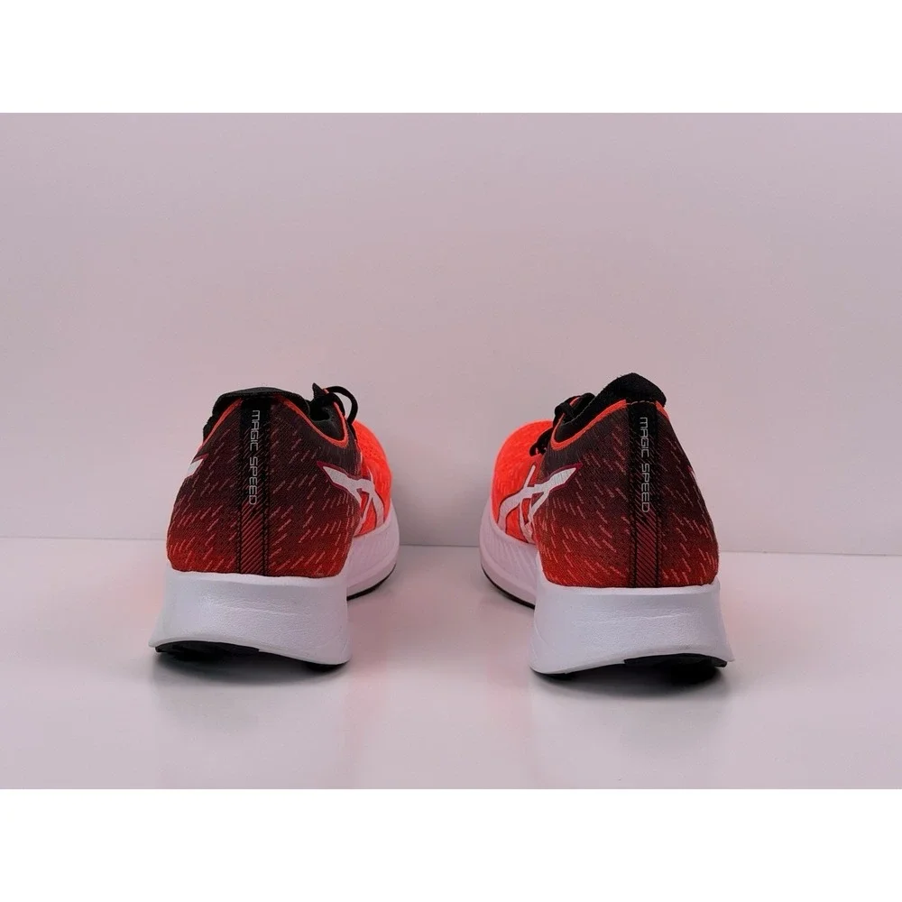 Asics Magic Speed Running Shoes Women's Size 10 Sunrise Red/White 1012A895-600